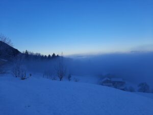 Abhärtungstraining im Kloster Nigredo - Meditationszentrum - Schweiz