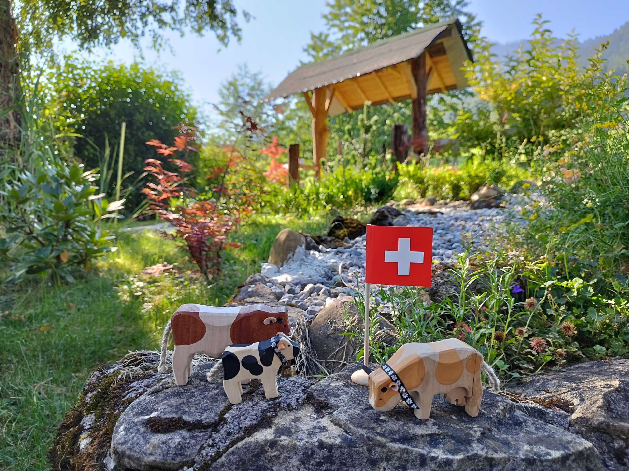 Nationalfeiertag 1. Agustfeier im Kloster Nigredo in der Schweiz