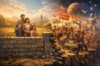 Kontrast zwischen traditioneller Familie und moderner Vielfalt