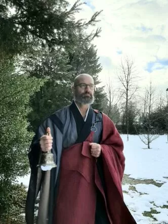 Abbot Reding swiss zen monk from the Nigredo Monastery is your funeral orator